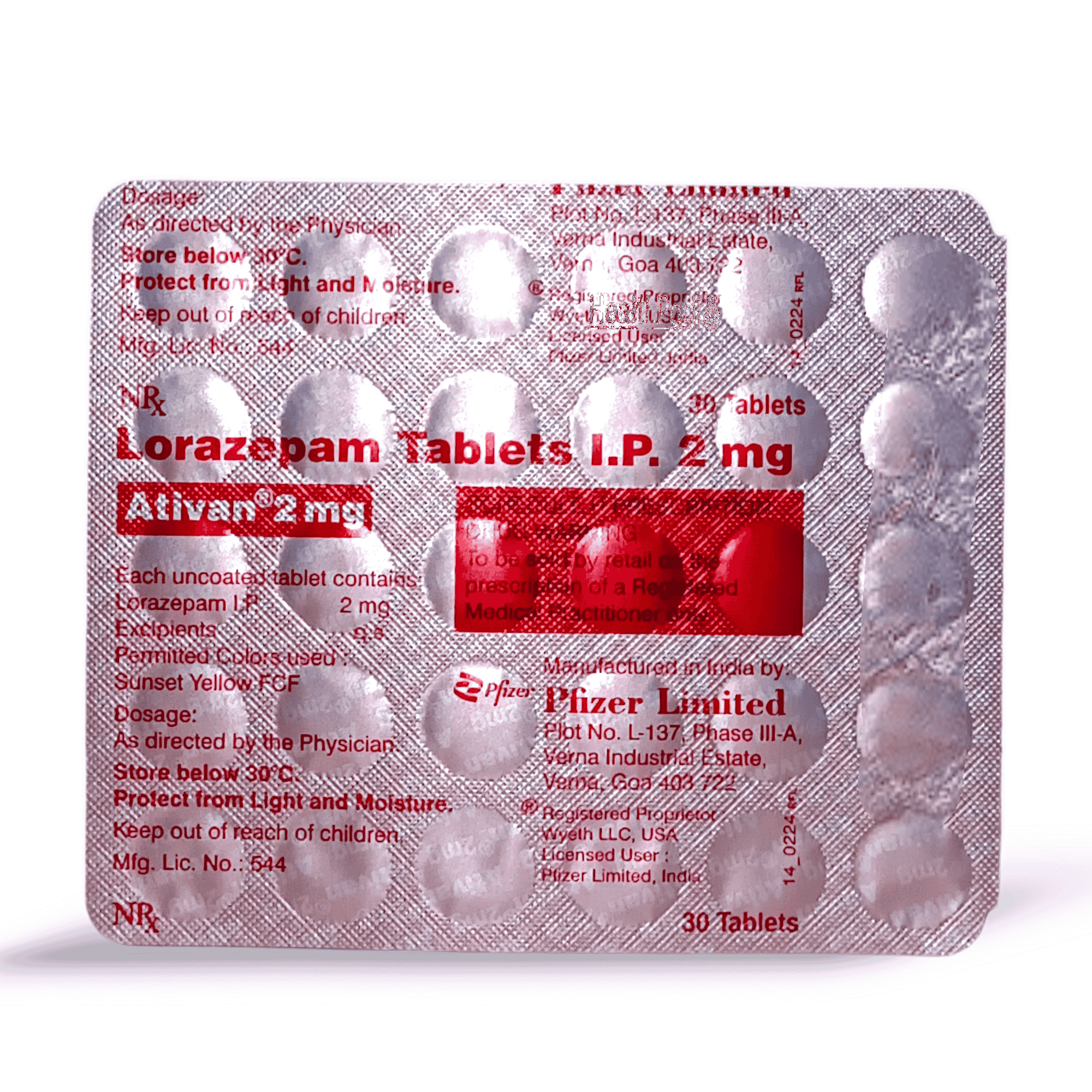 Ativan 2mg – Fast-Acting Relief for Anxiety & Depression - Image 2