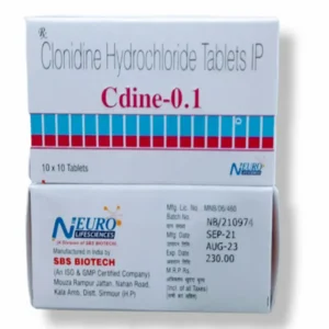 Clonidine 0.1mg – Blood Pressure Support & Calm Focus