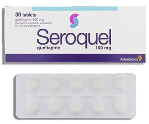 Quetiapine (Seroquel) 100mg – Mood Stabilizer for Bipolar & Schizophrenia
