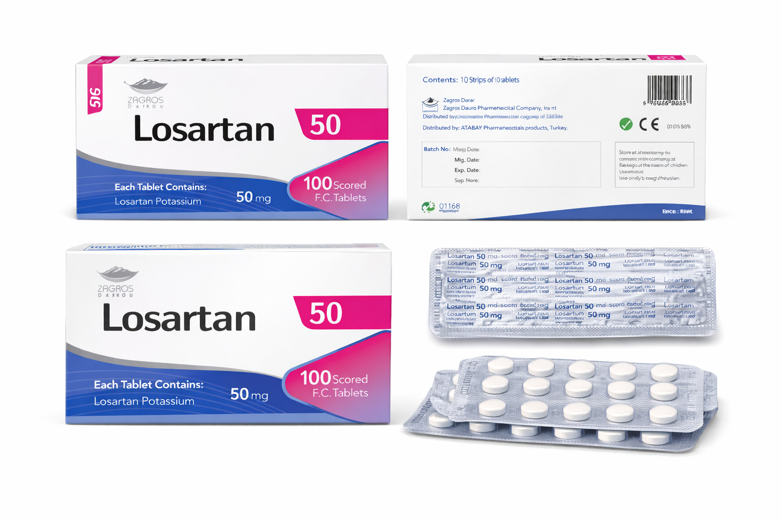 Losartan 50mg – Blood Pressure & Kidney Protection - Image 2