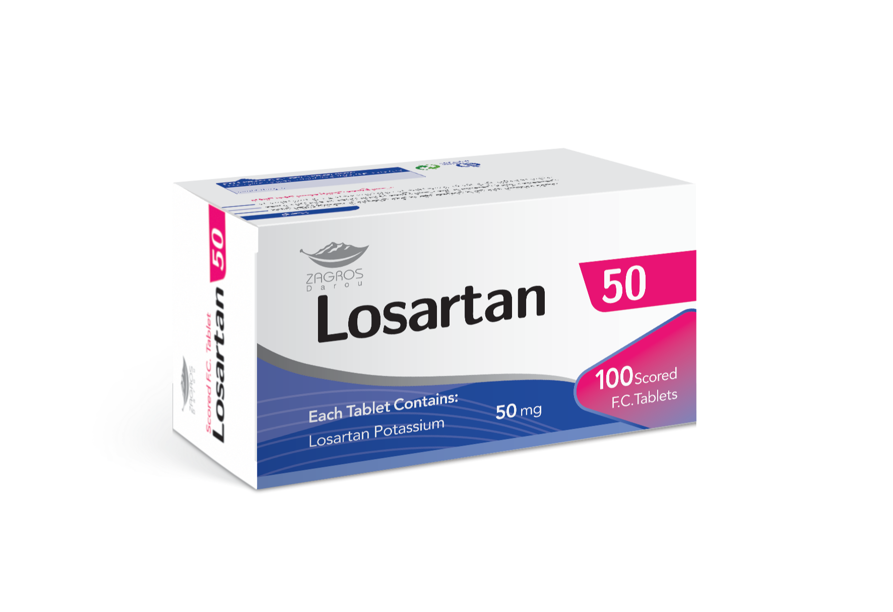 Losartan 50mg – Blood Pressure & Kidney Protection