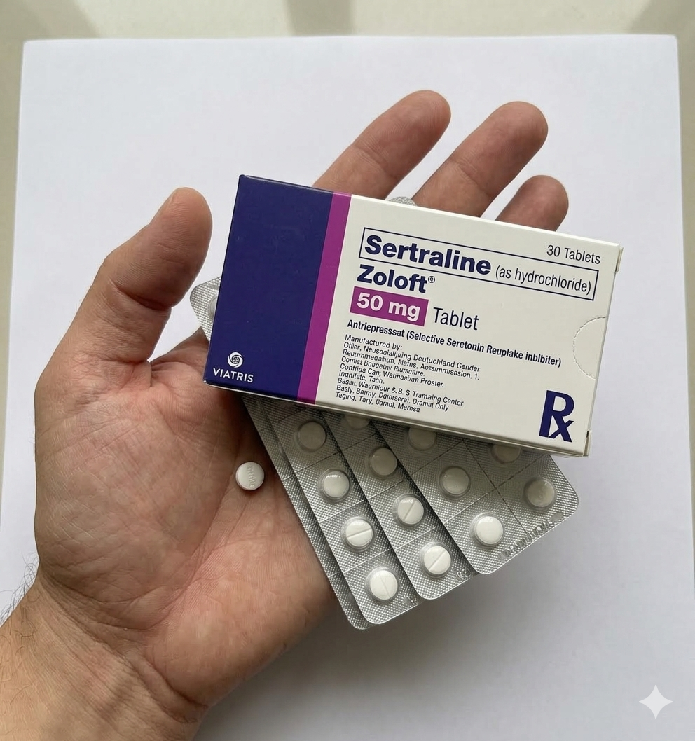 Sertraline (Zoloft) 50mg – Daily Support for Mood & Mental Balance - Image 3